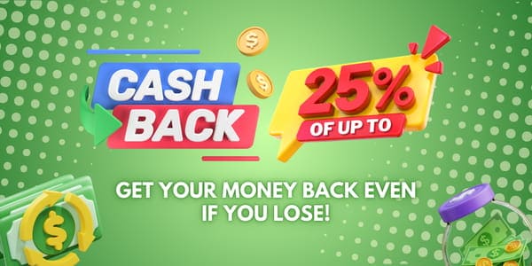 Member promotion with colourful gaming artwork